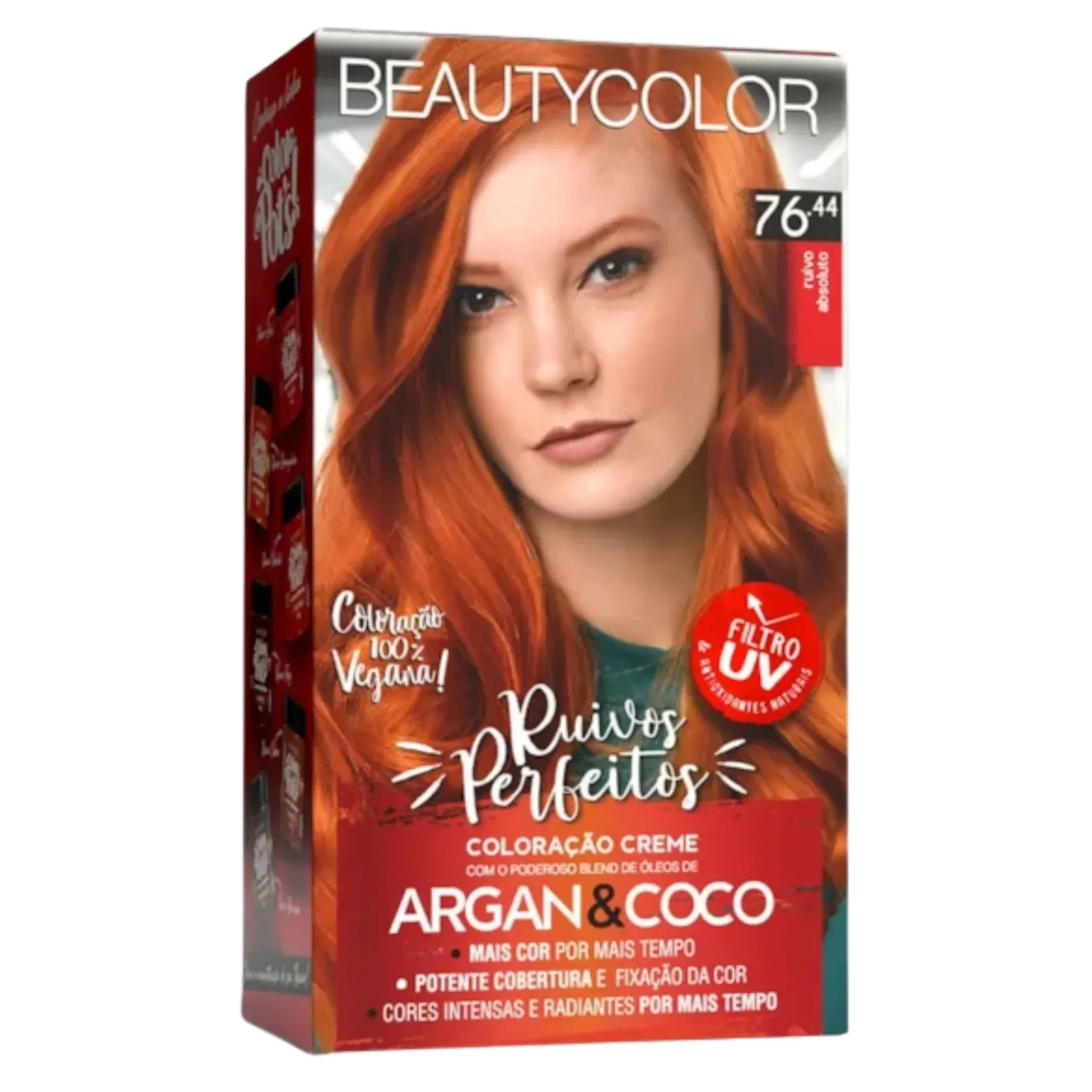 Coloração Beautycolor 76.44 Ruivo Absoluto